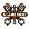 REVFOLK Built Not Bought T-shirt artwork